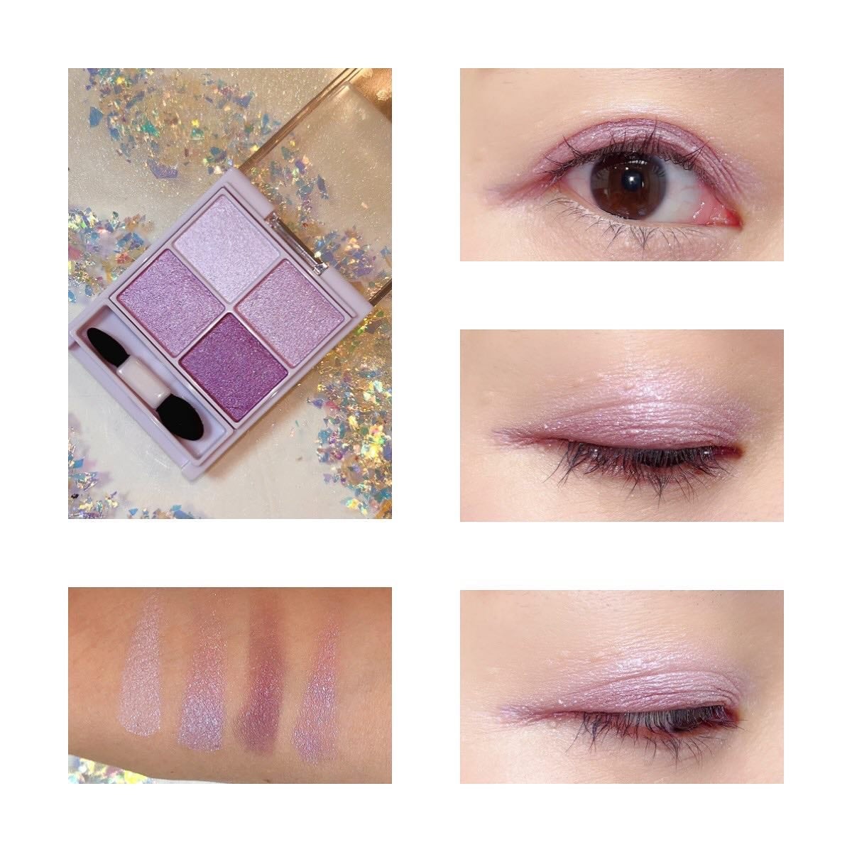 シルキースフレアイズ/キャンメイク/アイシャドウパレットを使ったクチコミ(2枚目)