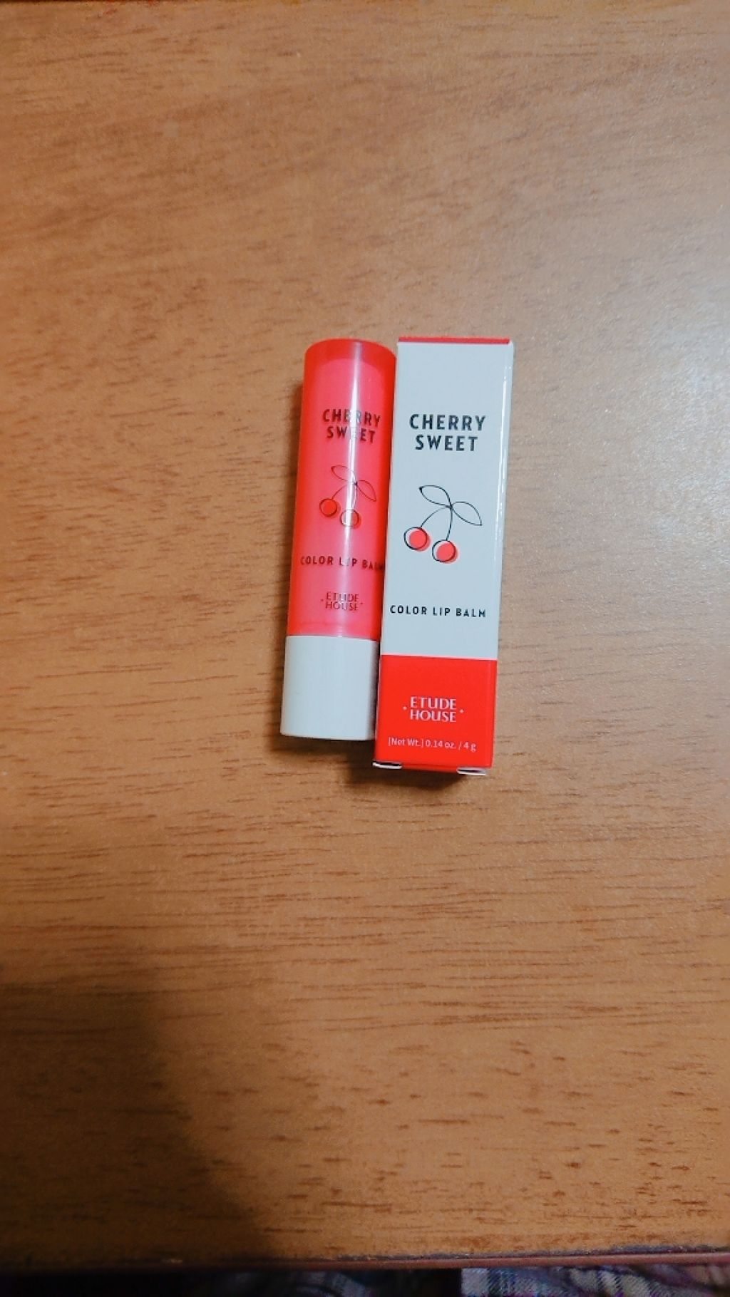 チェリースイート カラーリップバーム/ETUDE/口紅を使ったクチコミ（2枚目）
