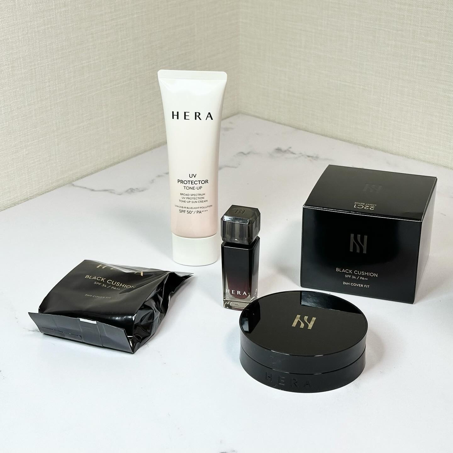 ブラック クッション/HERA/クッションファンデーションを使ったクチコミ（1枚目）