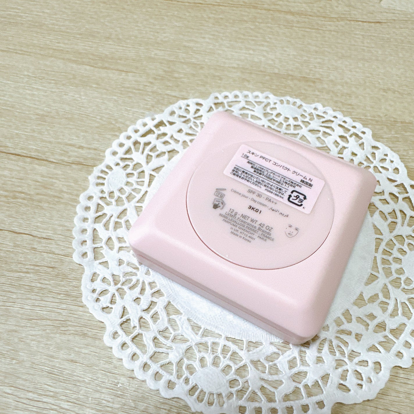 スキン PFCT コンパクト クリーム N/GIVENCHY/化粧下地を使ったクチコミ(3枚目)