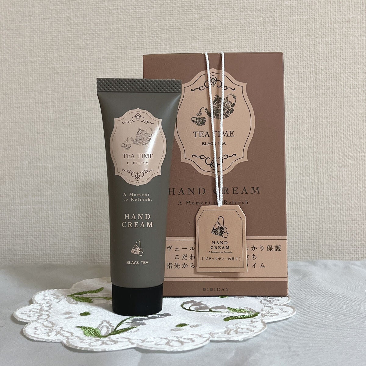 ティータイム ハンドクリーム ブラックティーの香り/BIBIDAY/ハンドクリームを使ったクチコミ(1枚目)
