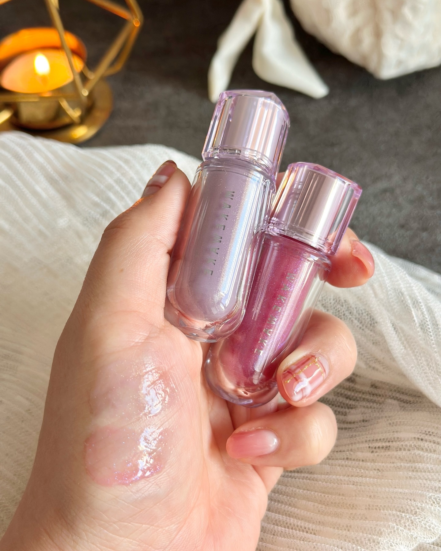 ソフトブラーリングアイパレット/wakemake/アイシャドウパレットを使ったクチコミ（3枚目）