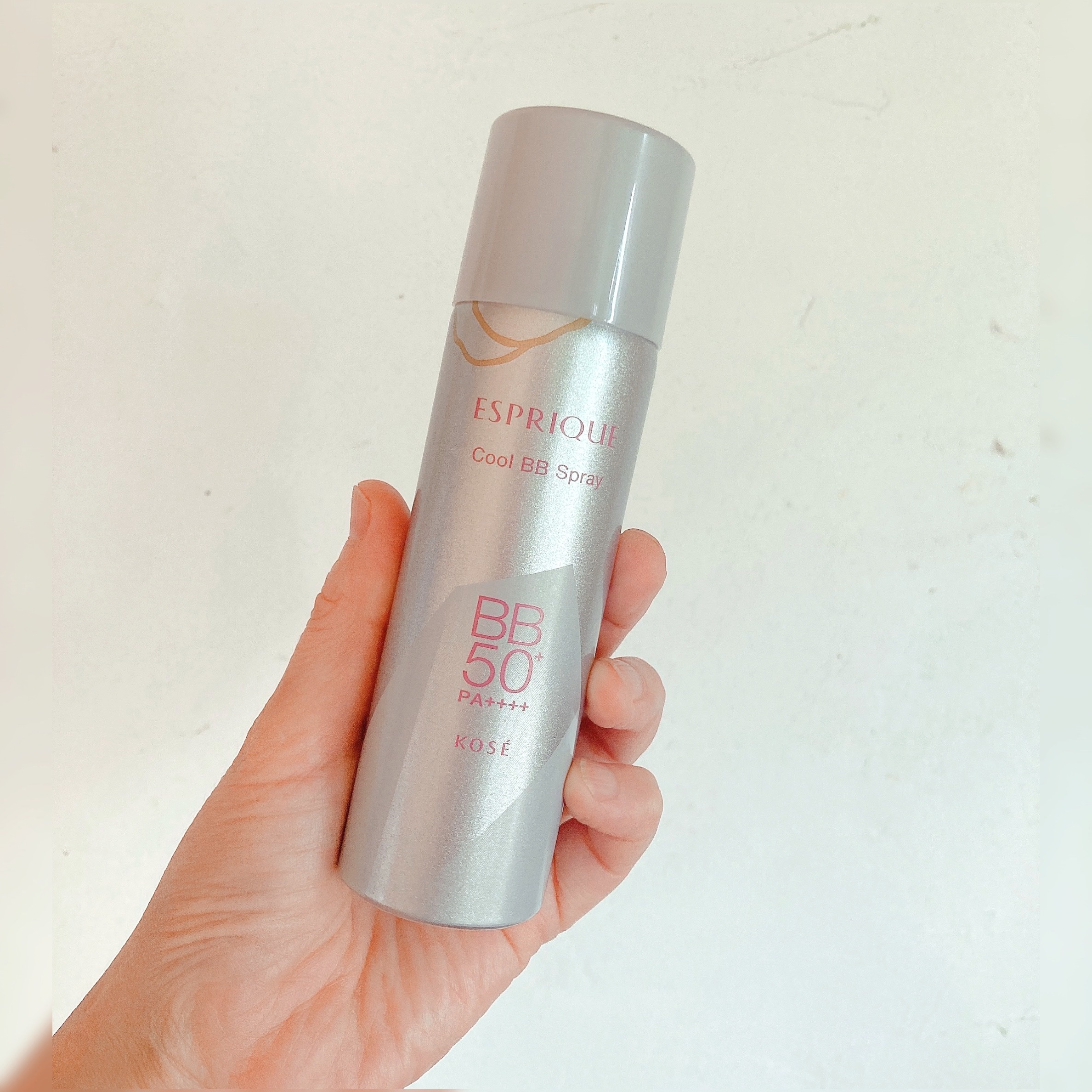 冷感タッチ BBスプレー UV 50 W 02 ナチュラルベージュ/ESPRIQUE/BBクリームを使ったクチコミ（3枚目）