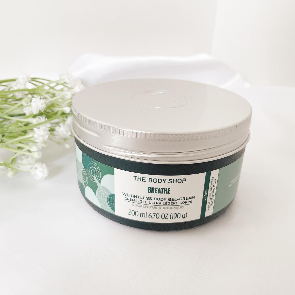 ウェルネス ボディジェルクリーム ユーカリ& ローズマリー/THE BODY SHOP/ボディクリームを使ったクチコミ(1枚目)