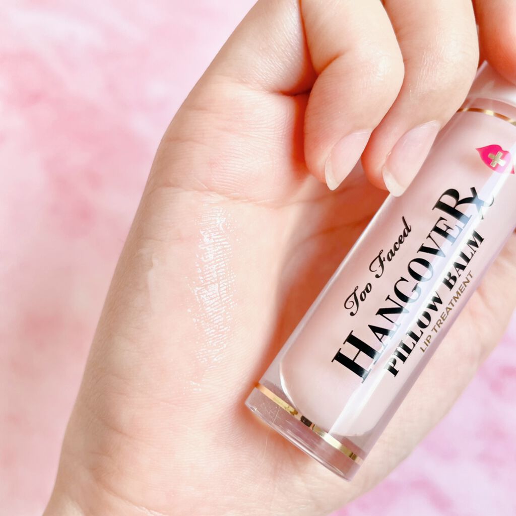 ～トゥー フェイスド ハングオーバー～ ピロー バーム リップ トリートメント/Too Faced/リップ美容液を使ったクチコミ（3枚目）