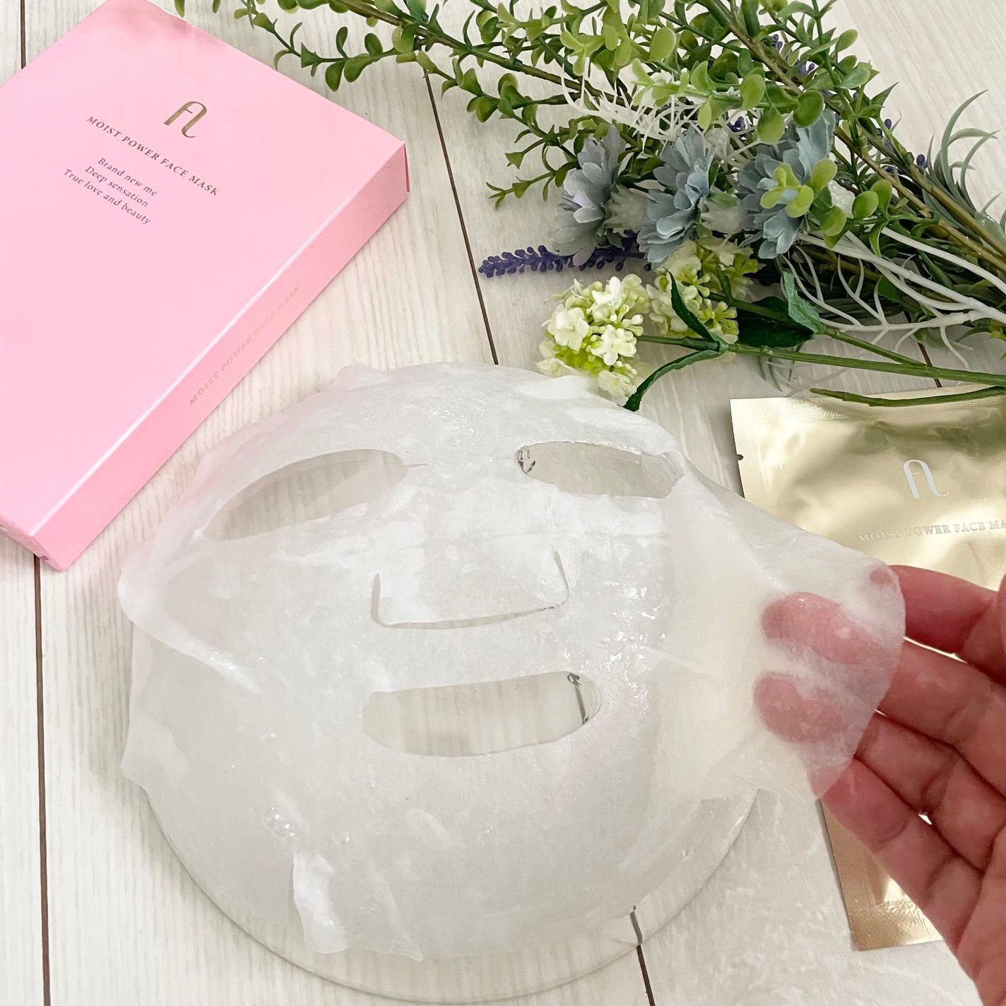 モイストパワーフェイスマスク/FLEYJA/シートマスク・パックを使ったクチコミ(3枚目)