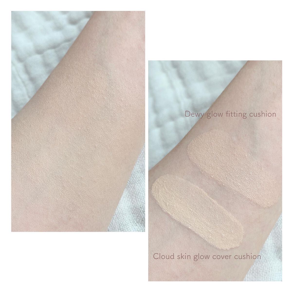 デューイーグロー フィッティング クッション/HASH/クッションファンデーションを使ったクチコミ（2枚目）