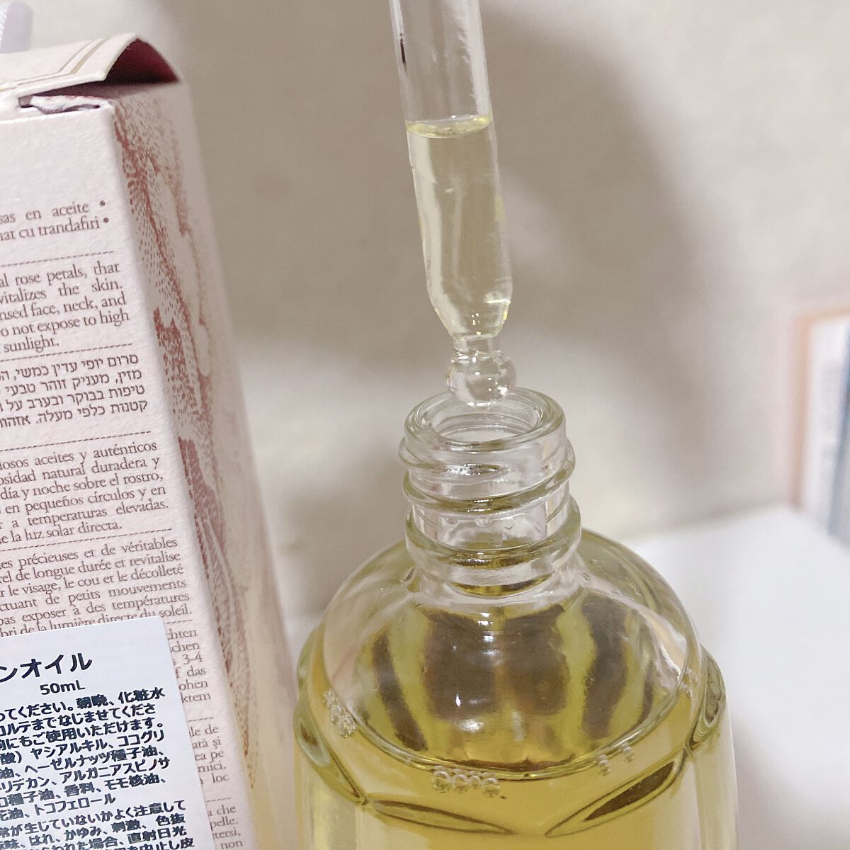 ローズセラムインオイル/SABON/フェイスオイルを使ったクチコミ（3枚目）