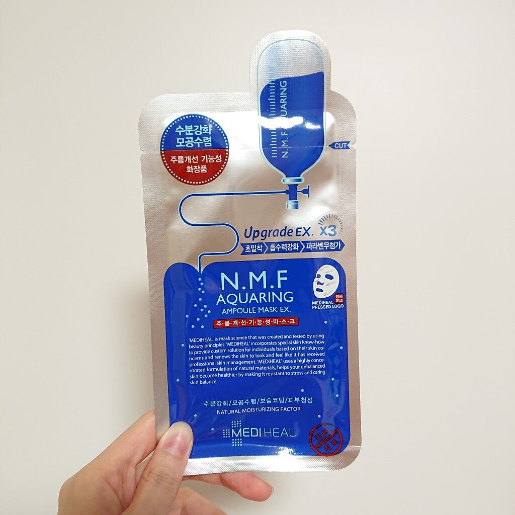 N.M.FアクアアンプルマスクJEX/MEDIHEAL/シートマスク・パックを使ったクチコミ（1枚目）