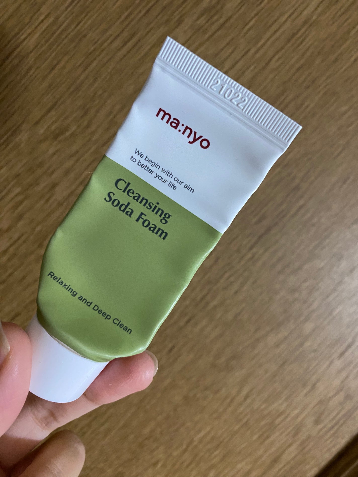ソーダ洗顔料/manyo/洗顔フォームを使ったクチコミ(3枚目)