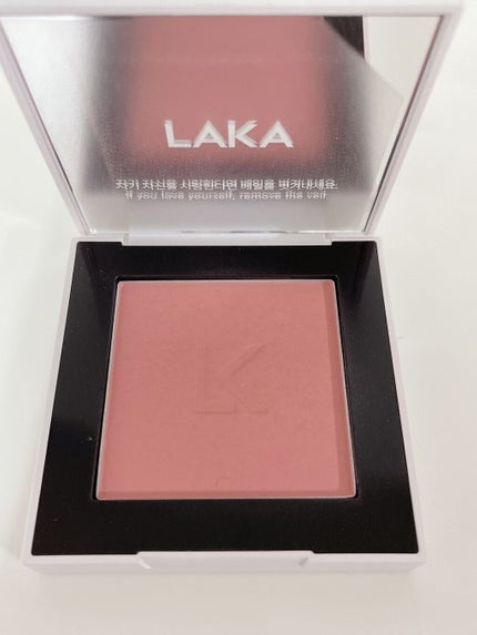 ジャストチーク/Laka/パウダーチークを使ったクチコミ(1枚目)