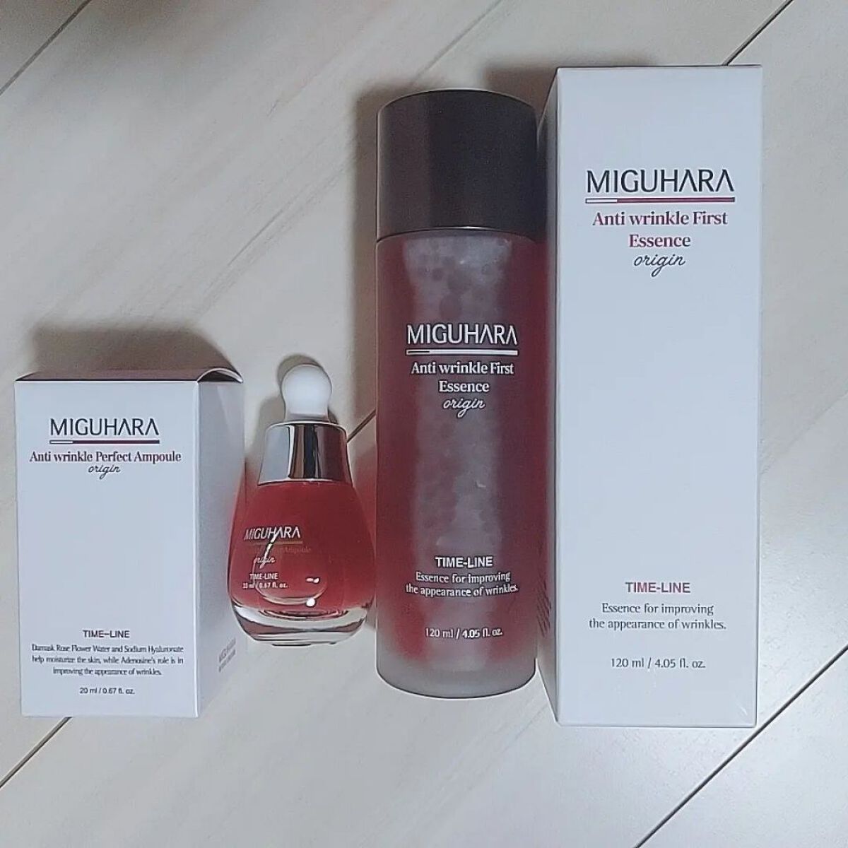 アンチリンクルエフェクトアンプルオリジン/MIGUHARA/美容液を使ったクチコミ（3枚目）