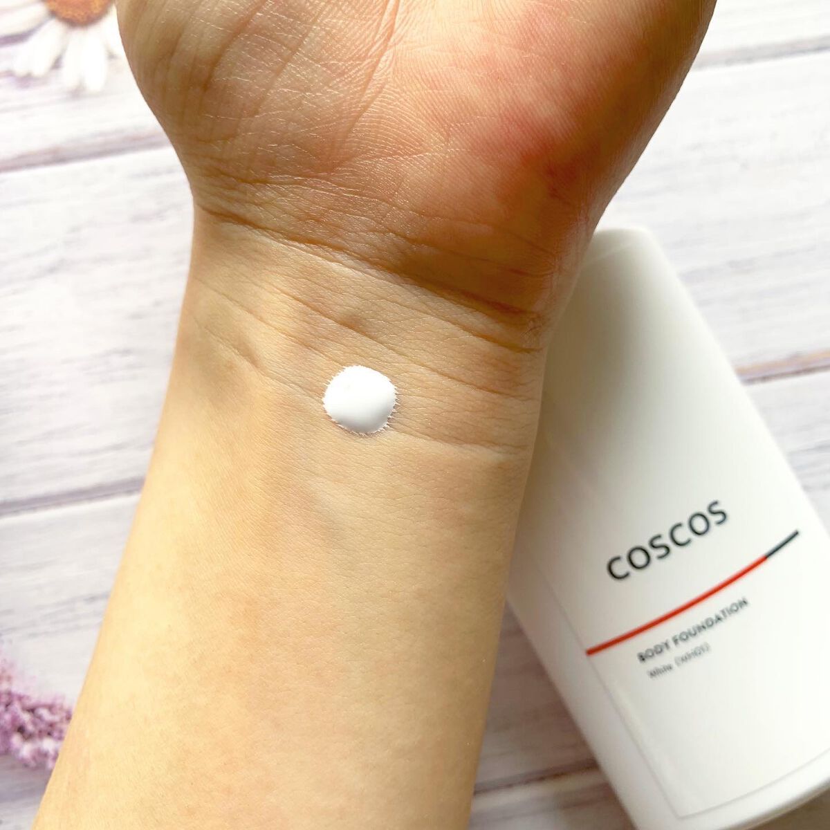 ボディファンデーション/COSCOS/ボディミルクを使ったクチコミ(3枚目)