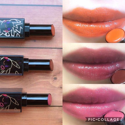 ルージュ アンリミテッド ラッカーシャイン<2019年クリスマスコフレ限定>/shu uemura/口紅を使ったクチコミ(3枚目)