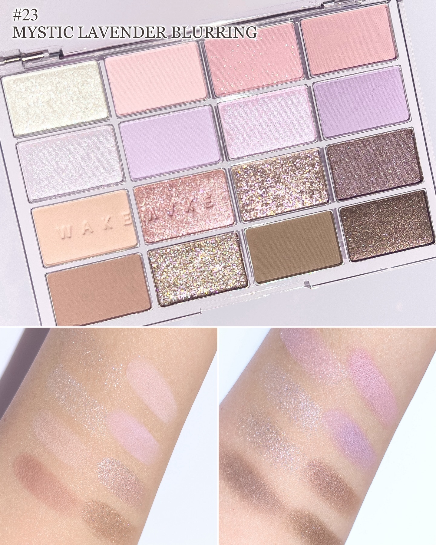 ソフトブラーリングアイパレット/wakemake/アイシャドウパレットを使ったクチコミ（2枚目）