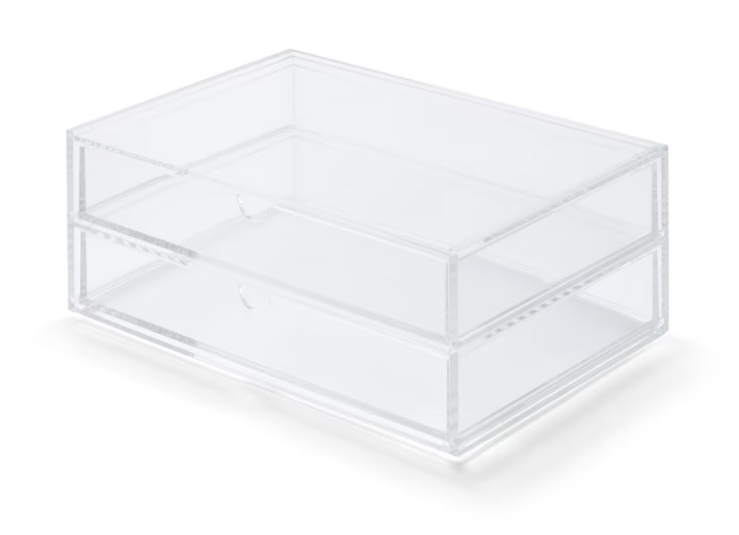 重なるアクリルケース２段引出・大/無印良品/その他化粧小物を使ったクチコミ（2枚目）