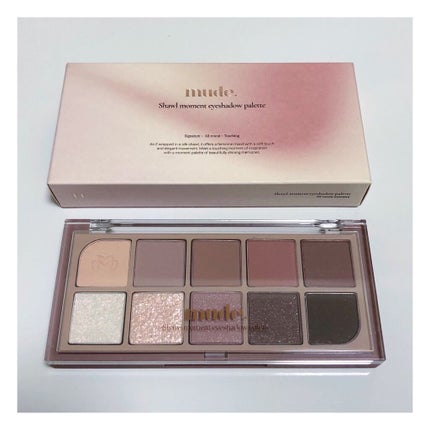 MDショールモーメント アイシャドウパレット/mude/アイシャドウパレットを使ったクチコミ(1枚目)