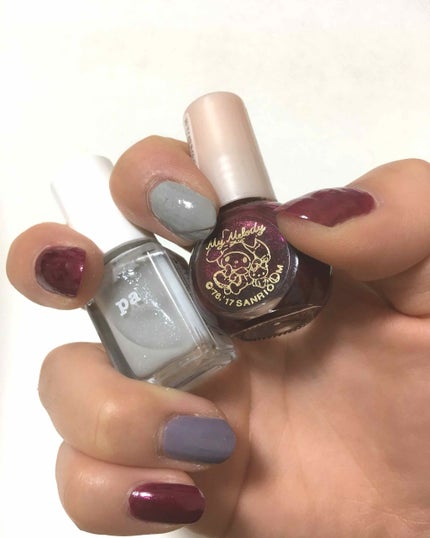 サンリオネイル/DAISO/マニキュアを使ったクチコミ(2枚目)