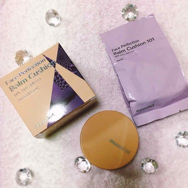 moonshot フェイス パーフェクション バーム クッションファンデ　のクチコミ「
#moonshot  #faceperfectionbalmcushion 101
#ムーン.....」（1枚目）