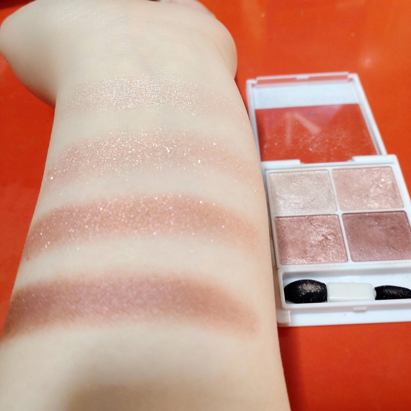 シルキースフレアイズ/キャンメイク/アイシャドウパレットを使ったクチコミ(7枚目)