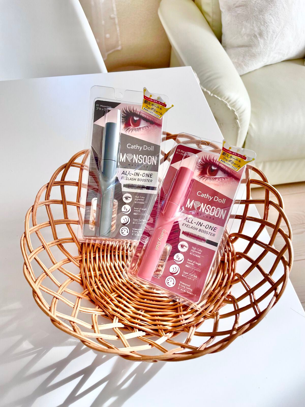 モンスーンカラーマスカラ/CathyDoll/マスカラを使ったクチコミ(5枚目)