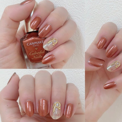 カラフルネイルズ/キャンメイク/マニキュアを使ったクチコミ(3枚目)