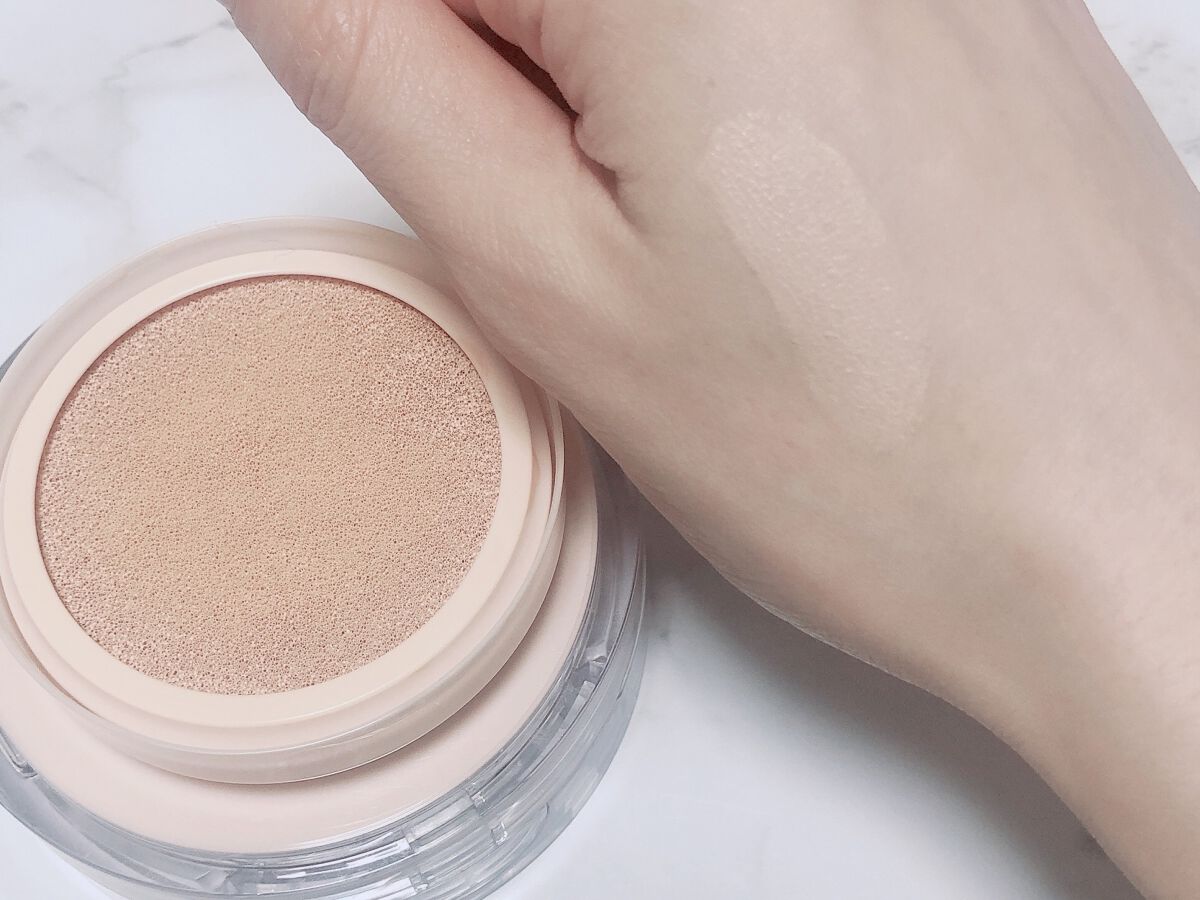 スキンチューンヴィーガンカバークッション 01 フェアチューン/AMUSE/クッションファンデーションを使ったクチコミ（2枚目）