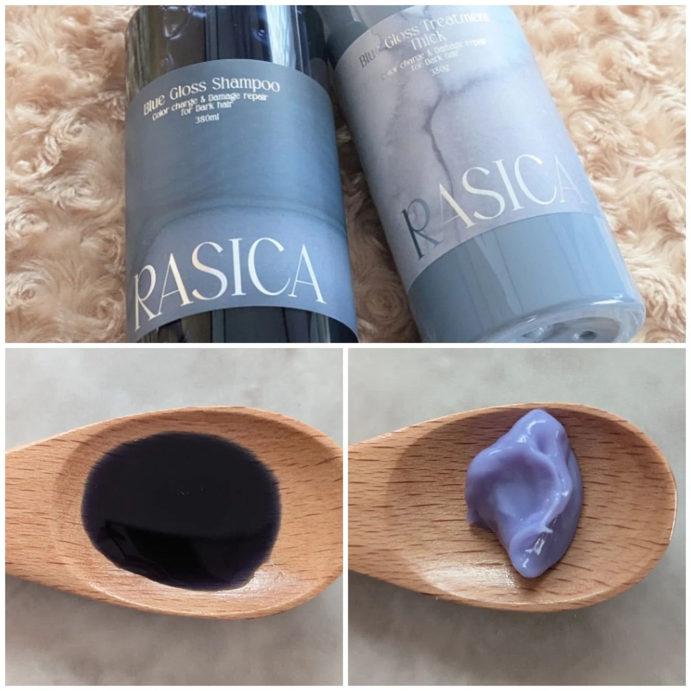 ブルーグロスシャンプー/トリートメント/rasica/市販シャンプーを使ったクチコミ(2枚目)