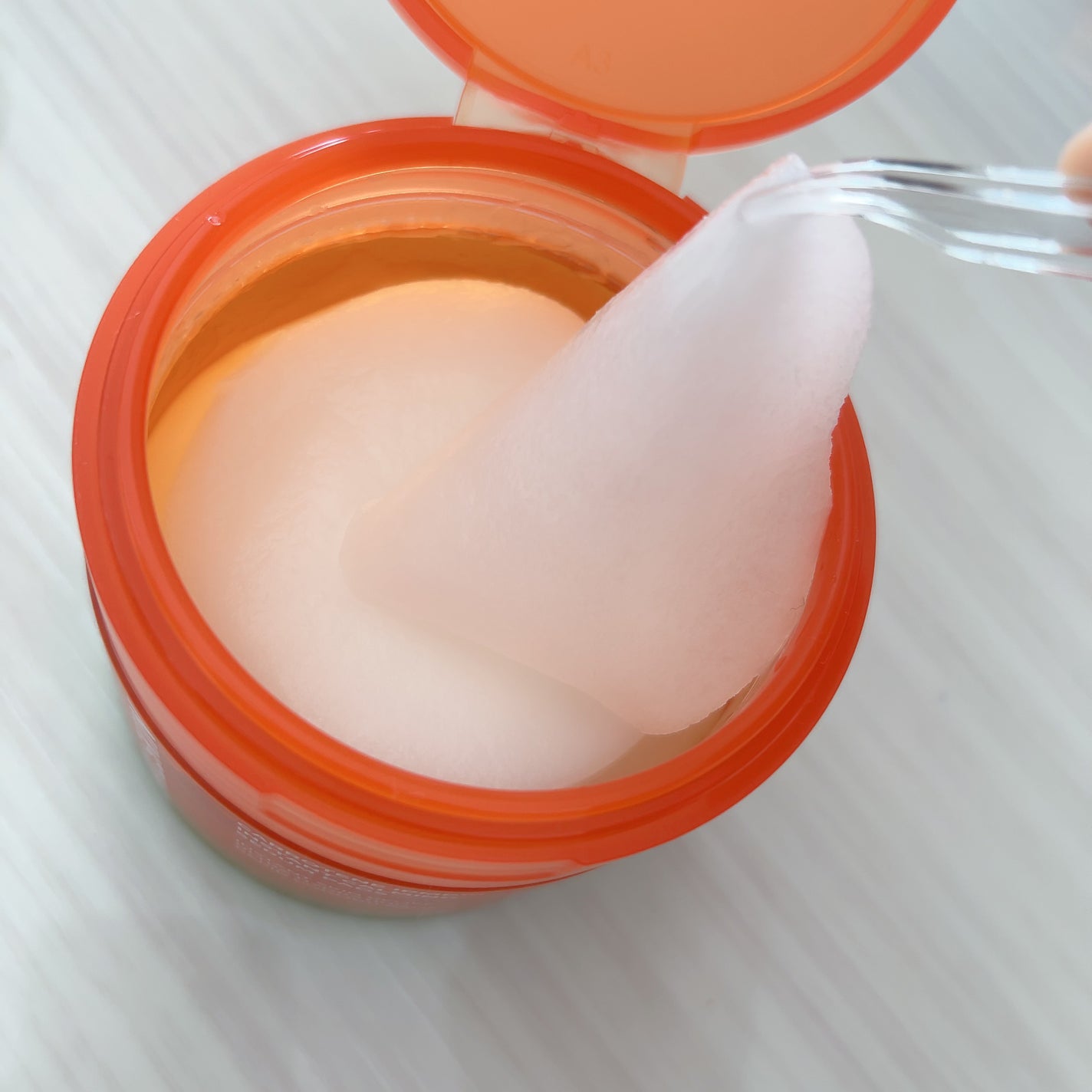 カロテンIPMP(TM) ブレミッシュカーミングセラムパッド/APRILSKIN/トナーパッドを使ったクチコミ(3枚目)