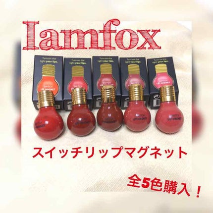 スイッチリップマグネット/I am fox/リップグロスを使ったクチコミ(1枚目)