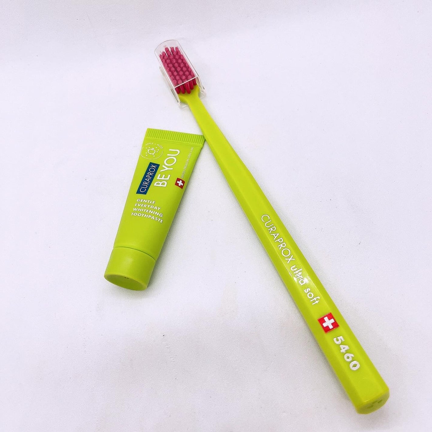 クラプロックスビーユー 歯ブラシ+歯みがきパック ピーチ+アプリコット/CURAPROX/歯磨き粉を使ったクチコミ(3枚目)