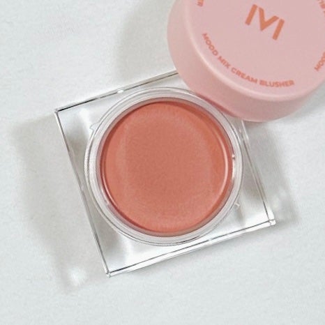 ムードミックスクリームブラッシャー/MAD PEACH/ジェル・クリームチークを使ったクチコミ(6枚目)