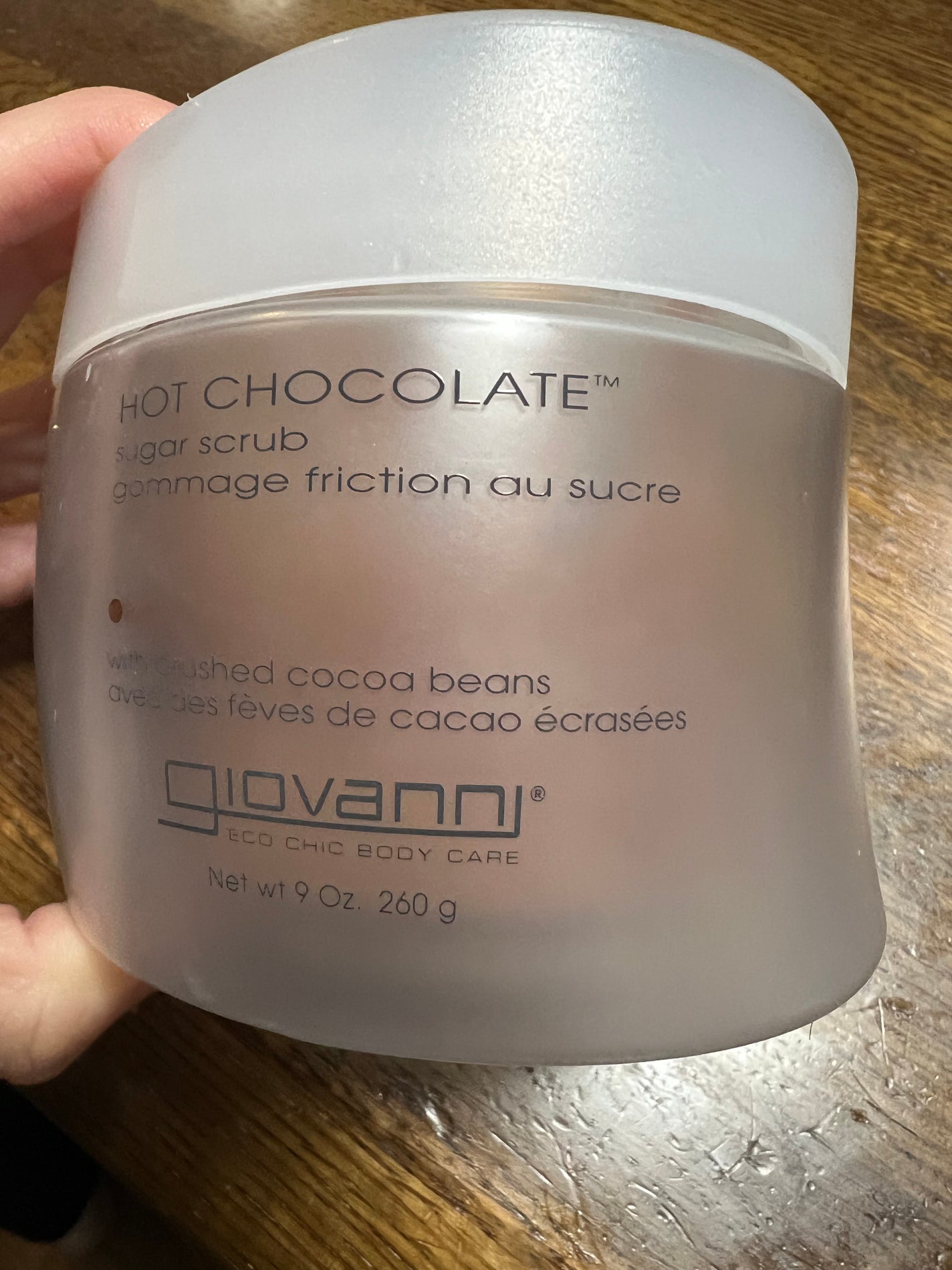 ジョヴァンニ シュガー ボディスクラブ ホットチョコレート/giovanni/ボディスクラブを使ったクチコミ(1枚目)