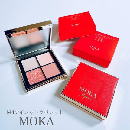 4色アイシャドウパレット/MOKA Japan cosmetics/アイシャドウパレットを使ったクチコミ(2枚目)
