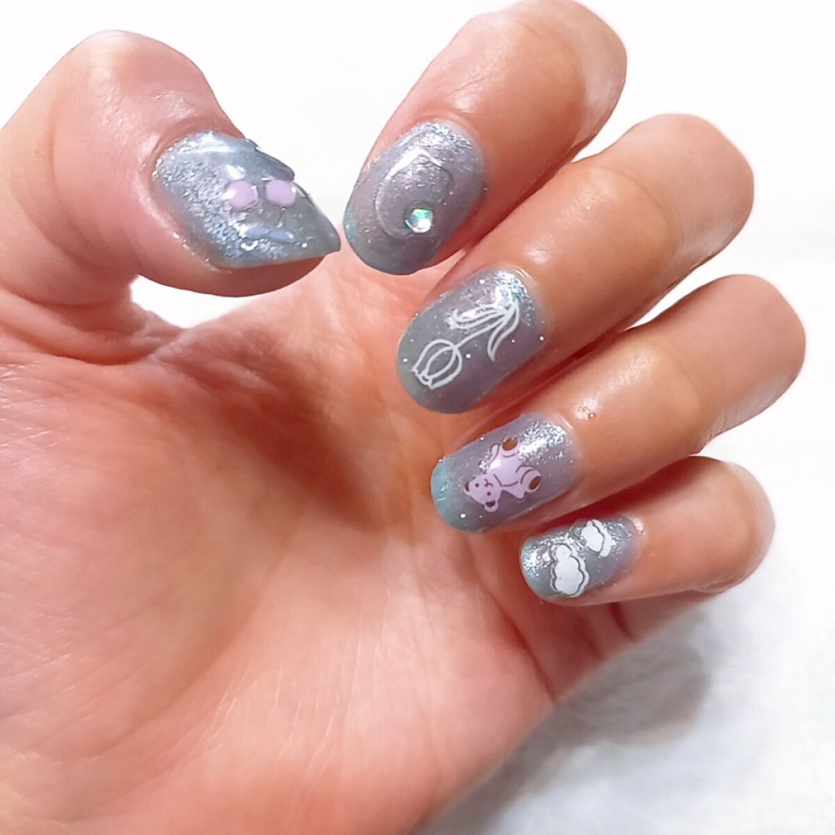 プレミアムベースジェル/ネイル工房/ジェルネイルを使ったクチコミ（2枚目）