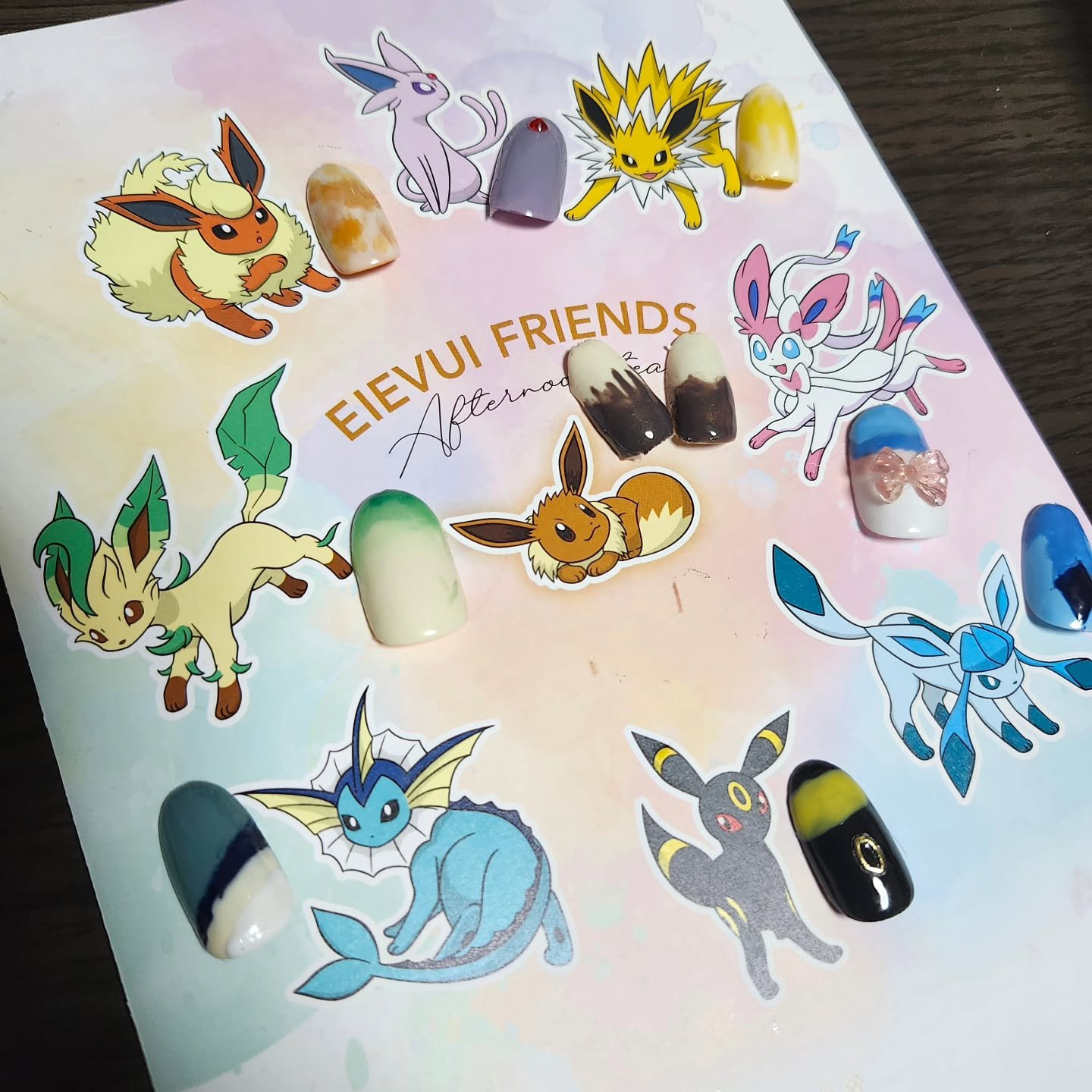 色が変わるネイルパーツ/DAISO/ネイルチップ・パーツを使ったクチコミ（2枚目）