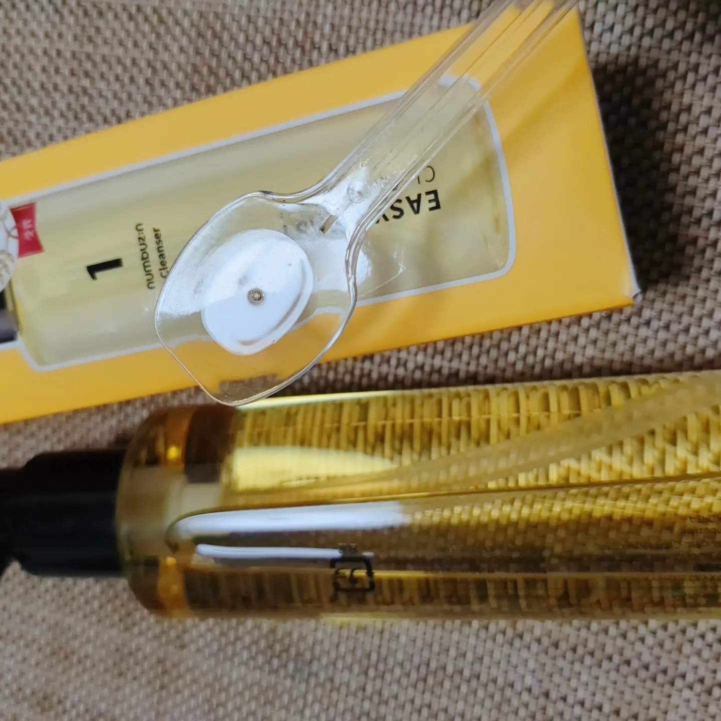 1番 さっぱりすっきりクレンジングオイル/numbuzin/オイルクレンジングを使ったクチコミ（3枚目）