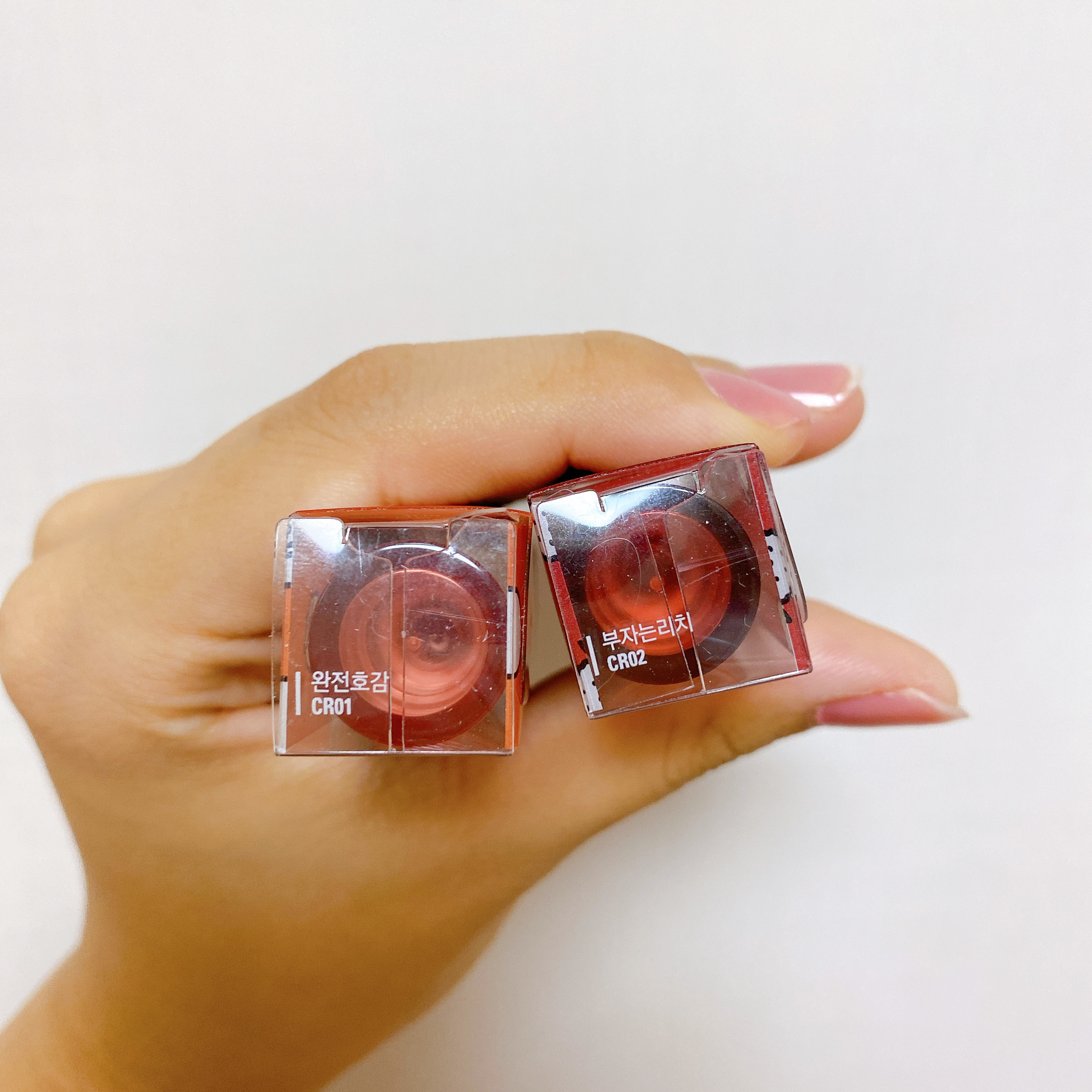 アピュー ジューシーパン ウォーターティント CR01　甘柿/A’pieu/リップティントを使ったクチコミ（3枚目）