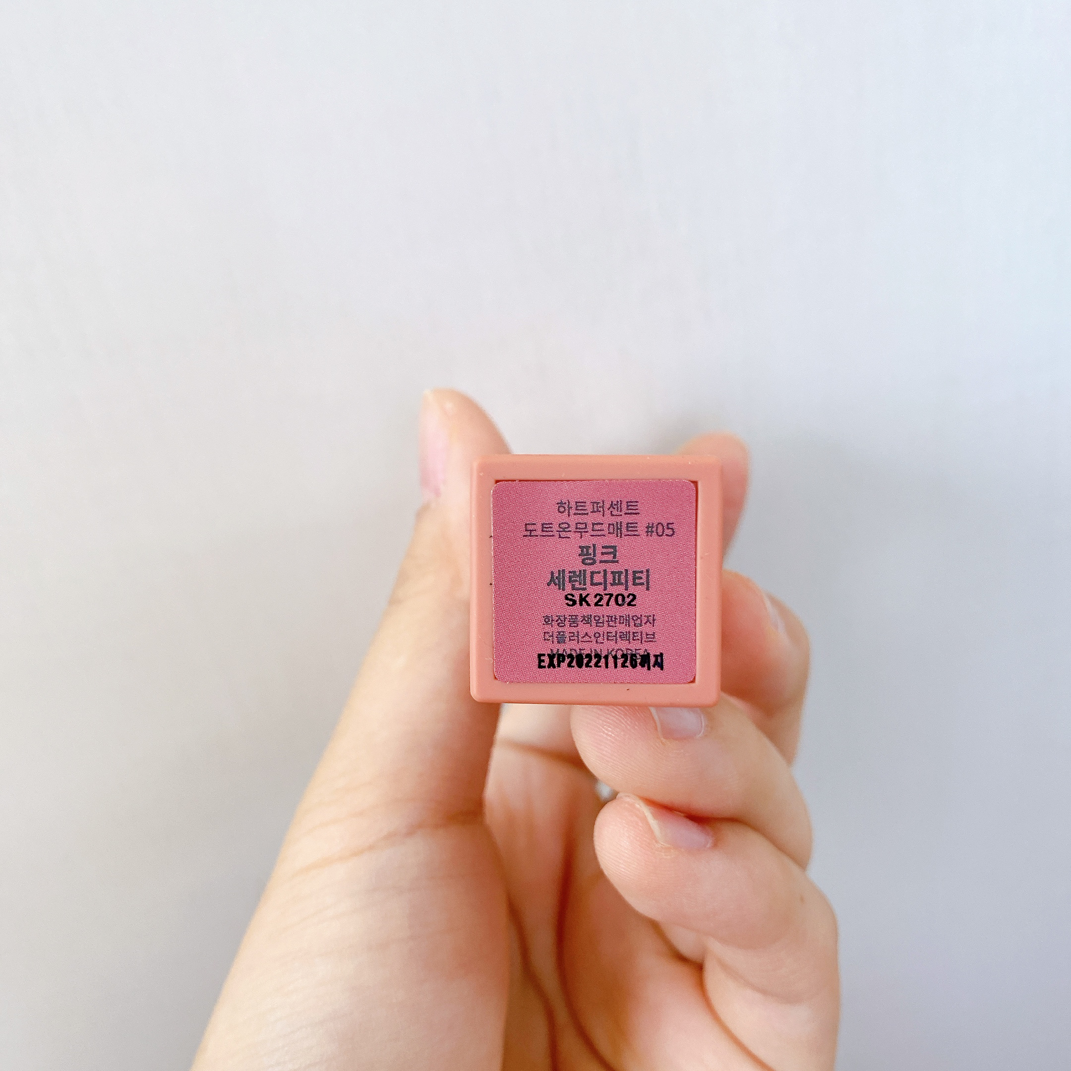 ドットオンムードマット 05 Pink Serendipity/Heart Percent/口紅を使ったクチコミ（3枚目）