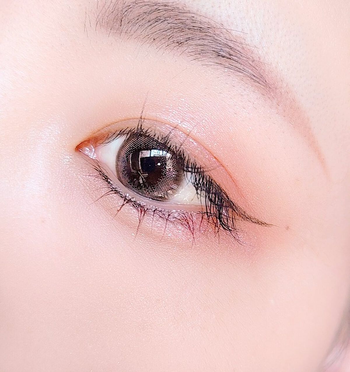 アイカラー　クリームタイプ ピンクベージュ/無印良品/ジェル・クリームアイシャドウを使ったクチコミ（2枚目）