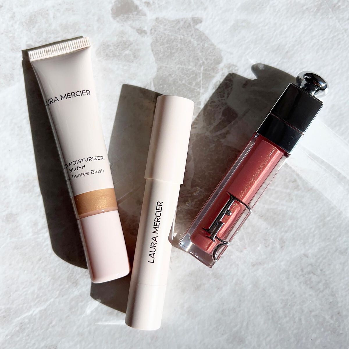 ティンティド モイスチャライザー ブラッシュ GD1 SOLEIL(PEARL)/ローラ メルシエ/ジェル・クリームチークを使ったクチコミ（1枚目）