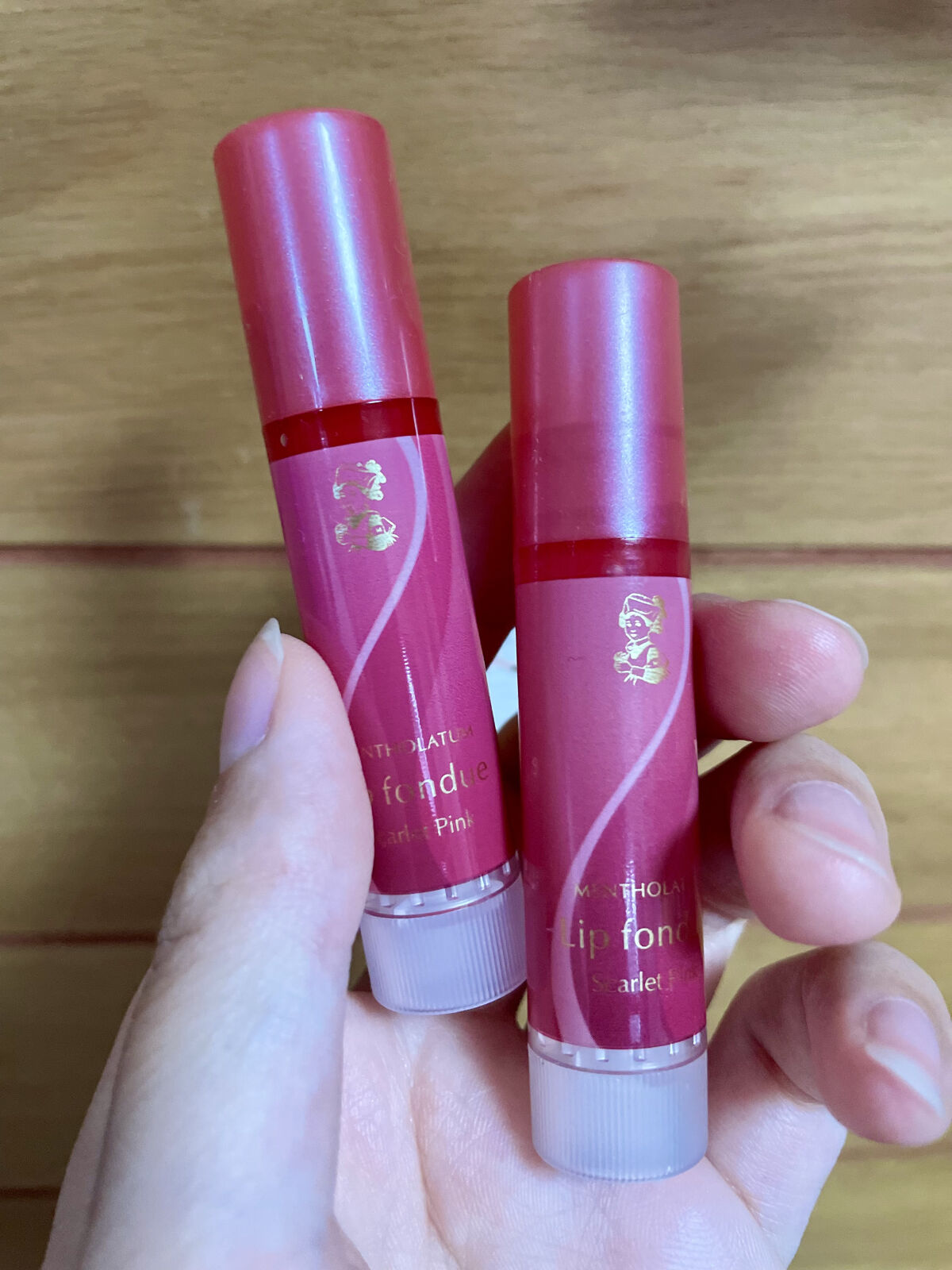 リップフォンデュ スカーレットピンク コーラルピンクメンソレータム セット リップフォンデュ｜メンソレータムの口コミ - メンソレータム