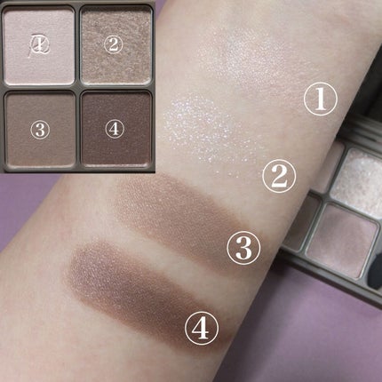 インザミラーアイパレット/Ririmew/アイシャドウパレットを使ったクチコミ(3枚目)