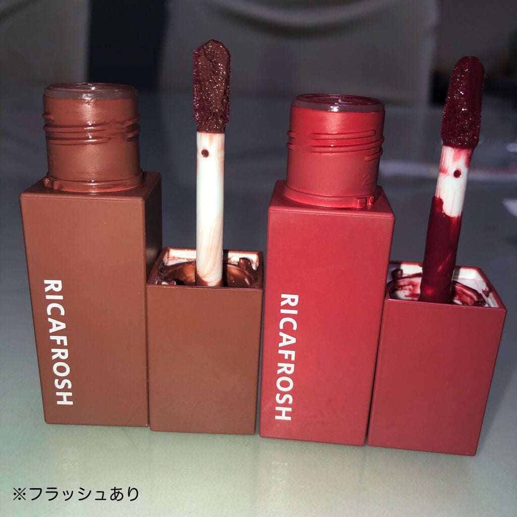 ジューシーリブティント/RICAFROSH/リップティントを使ったクチコミ(2枚目)
