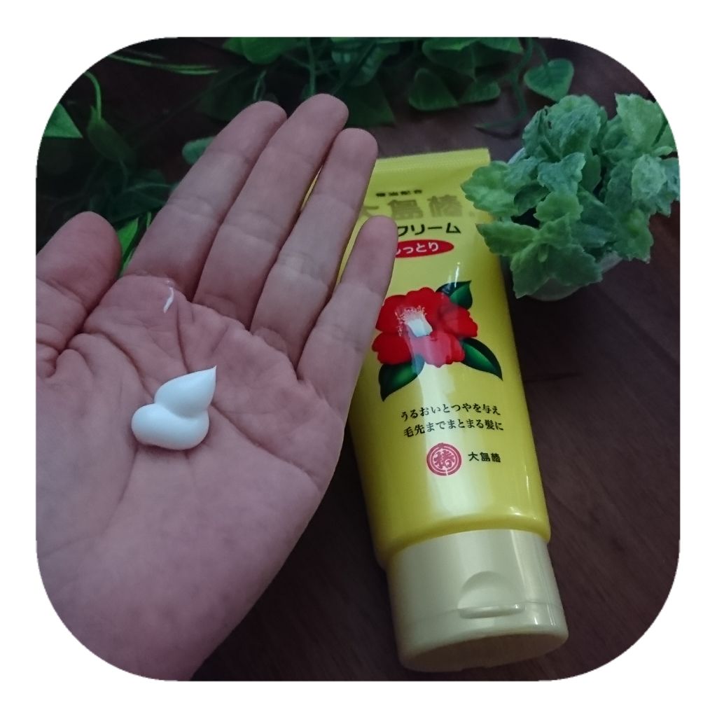 ヘアクリーム しっとり/大島椿/ヘアワックス・クリームを使ったクチコミ（1枚目）