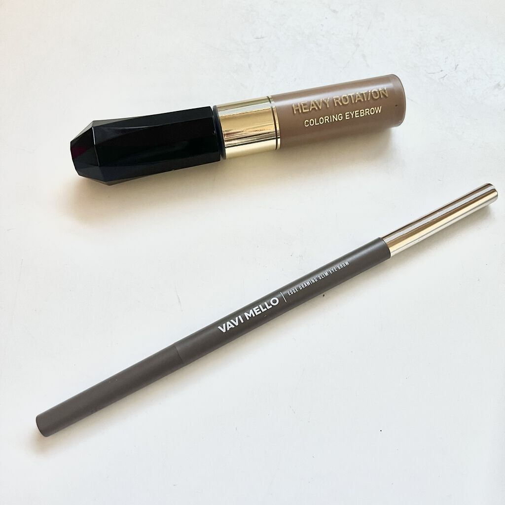 エッジドローイングスリムアイブロウ 4.アッシュブラウン/VAVI MELLO/アイブロウペンシルを使ったクチコミ（1枚目）