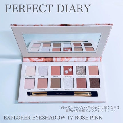 エクスプローラ12色 動物アイシャドウパレット/PERFECT DIARY/アイシャドウパレットを使ったクチコミ(2枚目)