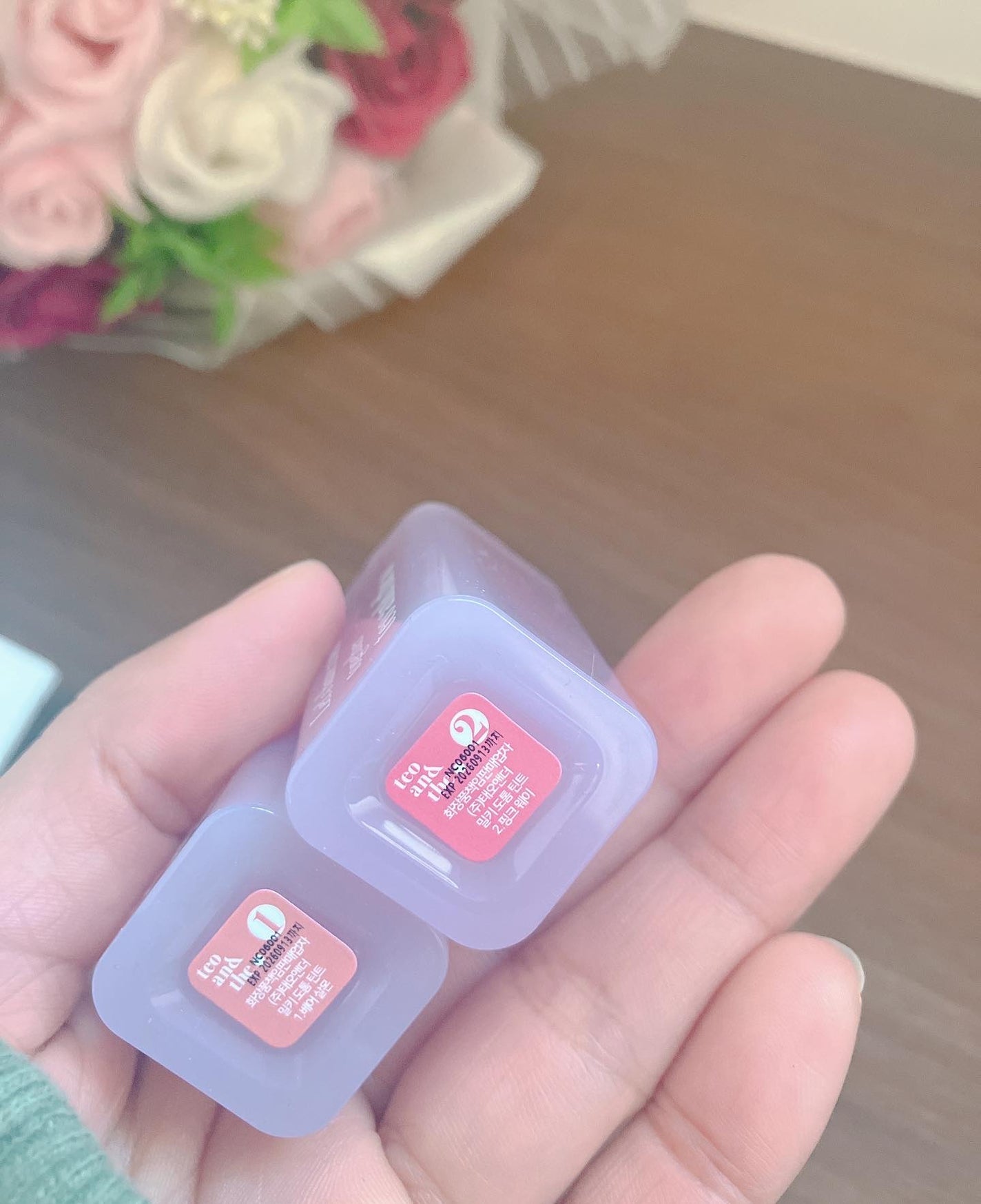 teo and the Milky Dotom Tint/タオアンダー/リップグロスを使ったクチコミ(4枚目)