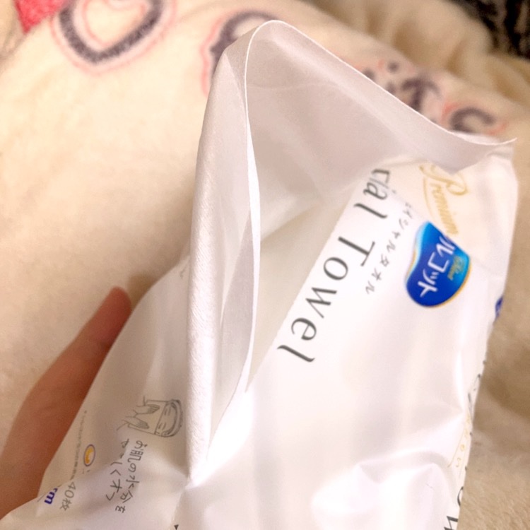 シルコットフェイシャルタオル 素肌おもい プレミアム/シルコット/クレンジングタオルを使ったクチコミ（3枚目）