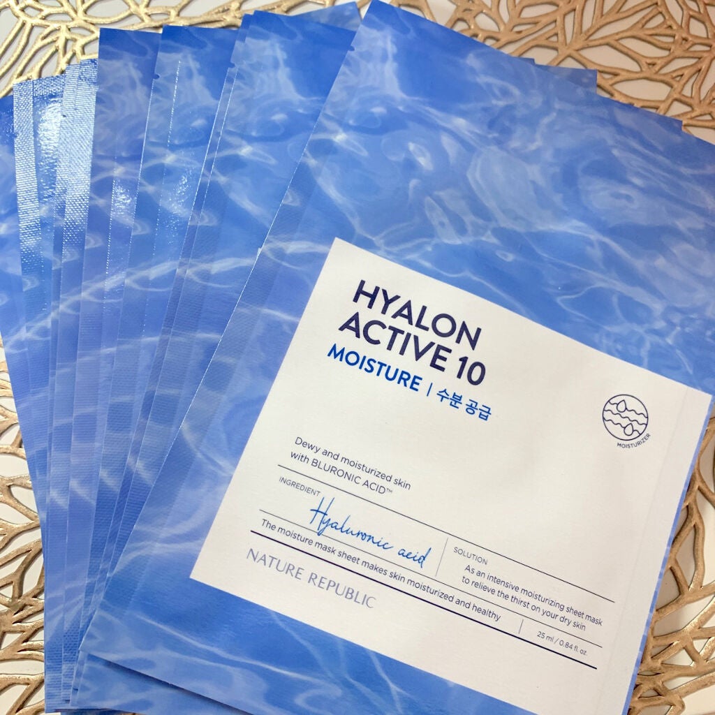 ヒアルロンアクティブ10ブルーカプセルセラム/ネイチャーリパブリック/美容液を使ったクチコミ(2枚目)